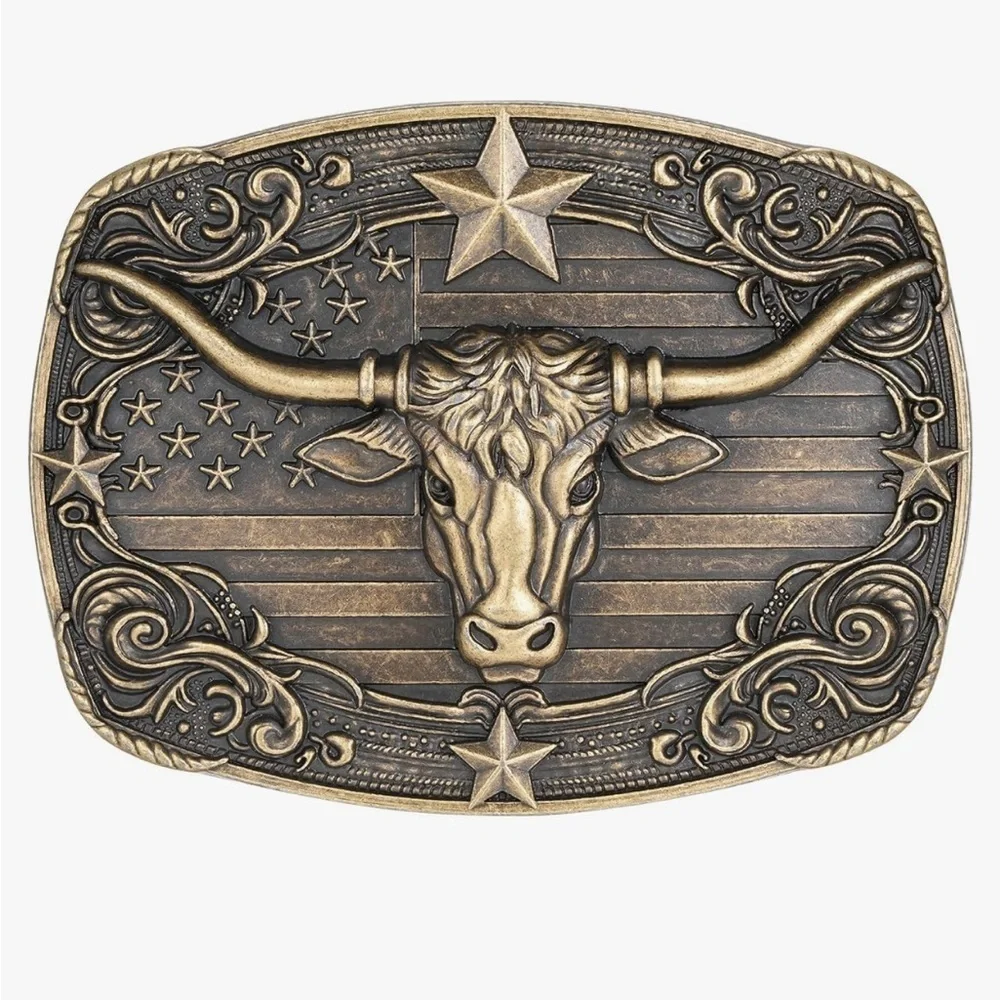American flag belt buckle: A symbol of Texas independence Cooper color